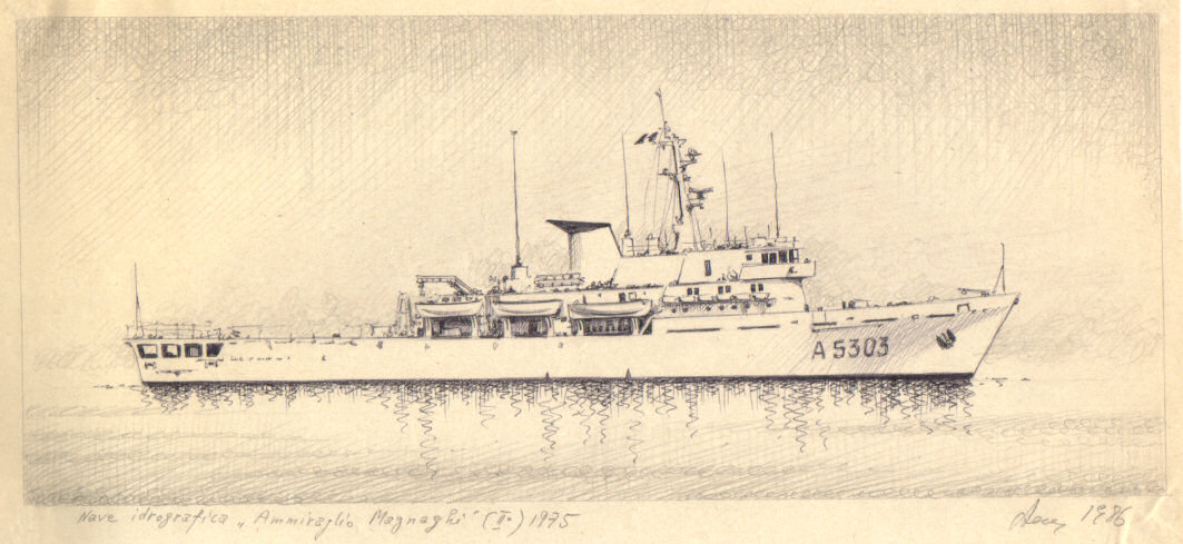 1975 - Nave idrografica 'Ammiraglio Magnaghi' 